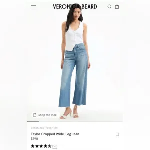NWT Veronica Beard Taylor Cropped High-Rise, Sz 26 but fits 1-2 sizes smaller!