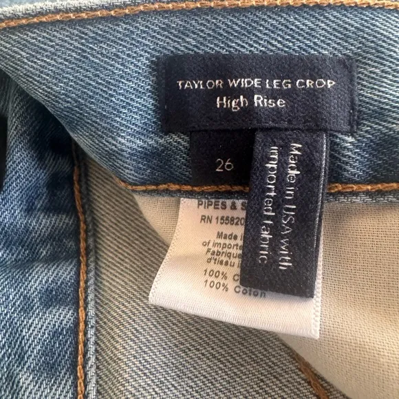 NWT Veronica Beard Taylor Cropped High-Rise, Sz 26 but fits 1-2 sizes smaller!
