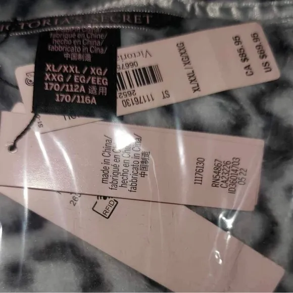 NWT Victoria’s Secret Leopard Cheetah Long Robe size XL/XXL
