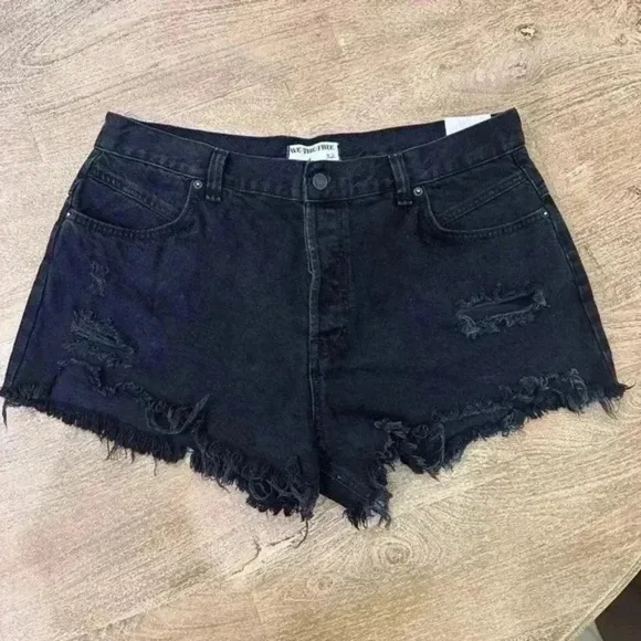 NWT We The Free Now Or Never Denim Shorts 32