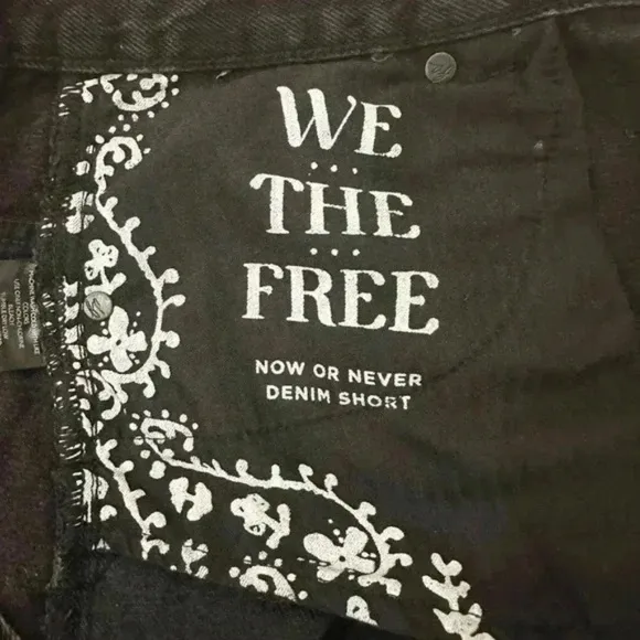 NWT We The Free Now Or Never Denim Shorts 32