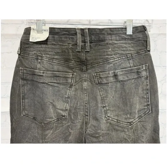 NWT We the Free Vector Moto Mid Rise Flare Size 30 Black