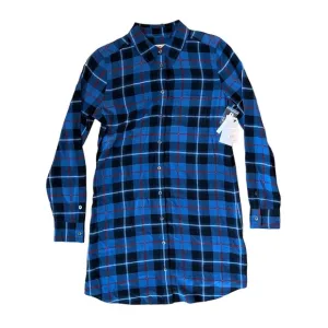 NWT Women's EQUIPMENT Classic Blue Brett‎ Dress SZ S