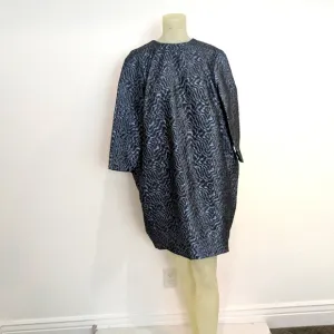 Nwt Zac Zac Posen Blue/Gray Patterned Dress