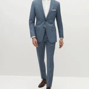 NWT,The Groomsman Suit Men's Dress Pants Light Modern Blue