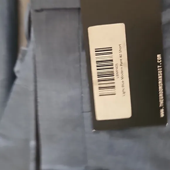 NWT,The Groomsman Suit Men's Dress Pants Light Modern Blue