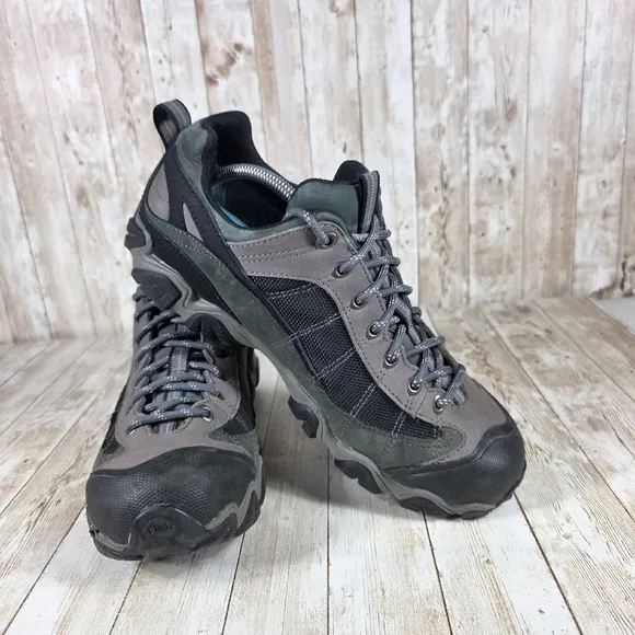 Oboz firebrand Hiking Trail Shoes Low Top Waterproof Breathable Wide US 11.5