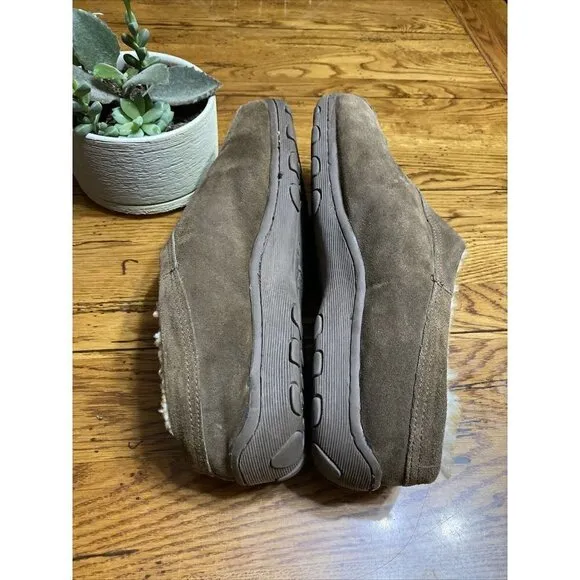 OLD friend mens suede sheep fur lining size 15