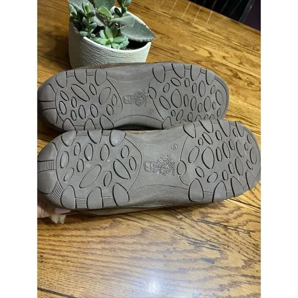 OLD friend mens suede sheep fur lining size 15