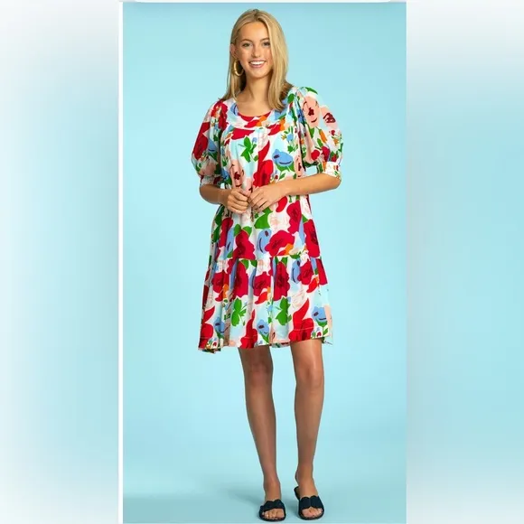 Olivia James the label Anna Dress, Modern Rose. NWOT Size M