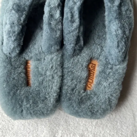 OluKai Kipe’a Heu Genuine Shearling Slide Sandal