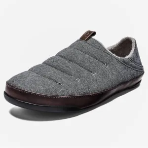 Olukai Mahana Men’s Quilted Slippers Sz 10 Slip On Terry Lined Loafers Slippers