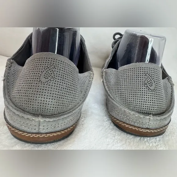 Olukai Men’s Kauwela Lace Shoes in Charcoal Like New Rare Size 9