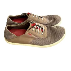 OluKai Men's Nohea Moku Slip-On Sneakers Brown Size 12 Casual Shoes