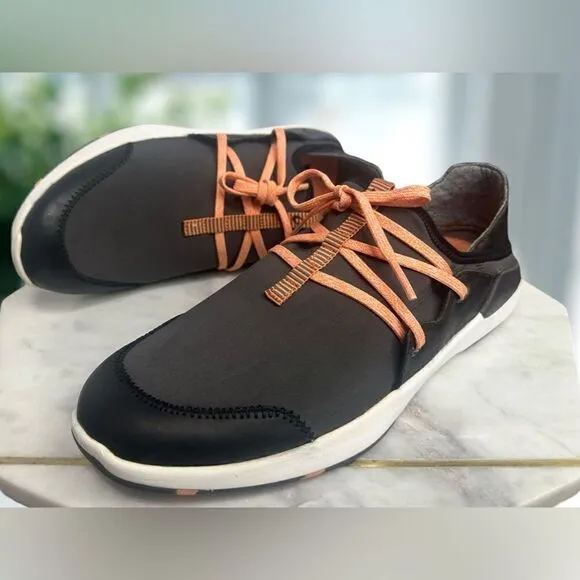 Olukai Miki Li Casual Sneakers Water Shoes Pavement Black 20366-PV40 Women's 11