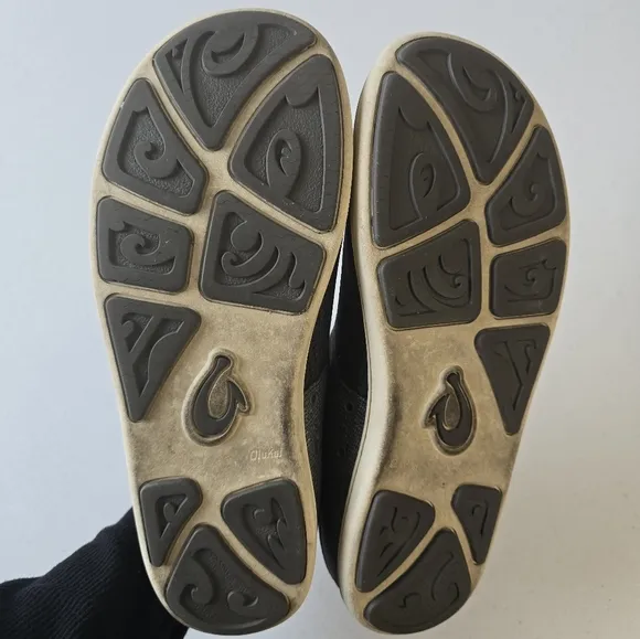 Olukai Nohea Moku Men’s No Tie Boat Shoes 9.5