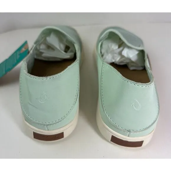 Olukai Pehuea Slip On Mesh Sneakers 20271-3GER Drop in Heel Shoes Womens Size 10
