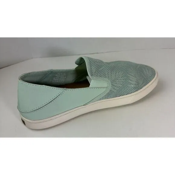 Olukai Pehuea Slip On Mesh Sneakers 20271-3GER Drop in Heel Shoes Womens Size 10