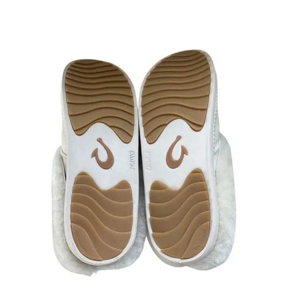 OluKai Women's Ku'i Shearling Slippers NEW