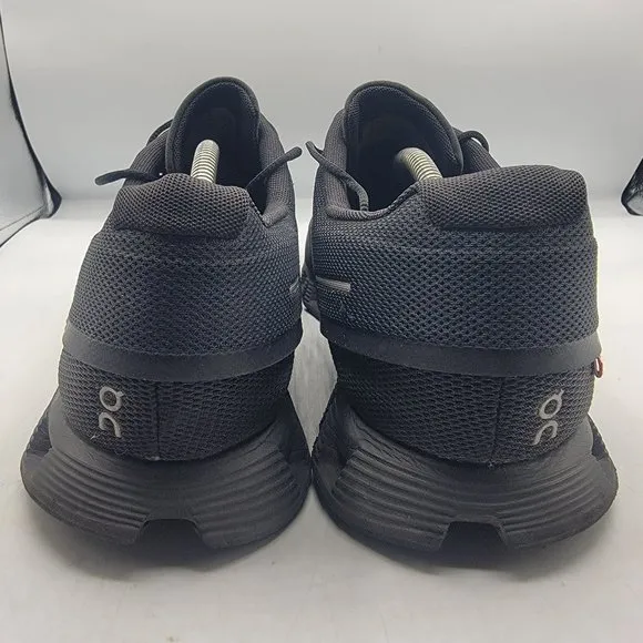 On Cloud 5 Mens 12.5 Triple Black Athletic Shoes Lightweight Breathable Casual