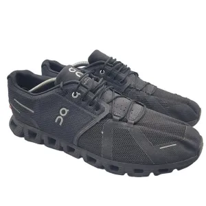 On Cloud 5 Mens 12.5 Triple Black Athletic Shoes Lightweight Breathable Casual