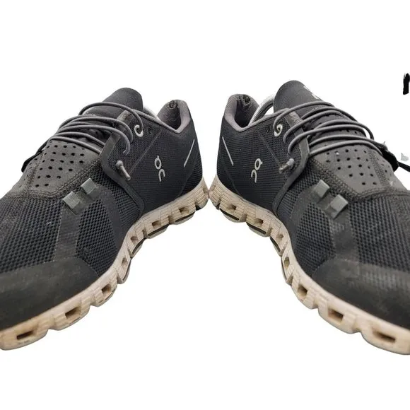 On Cloud Mens 11.5 Running Shoes Black Comfort Breathable Lightweight