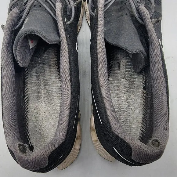 On Cloud Mens 11.5 Running Shoes Black Comfort Breathable Lightweight