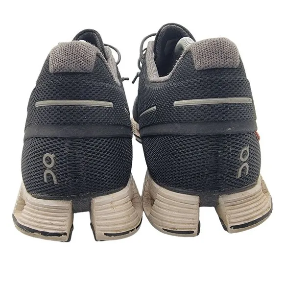 On Cloud Mens 11.5 Running Shoes Black Comfort Breathable Lightweight