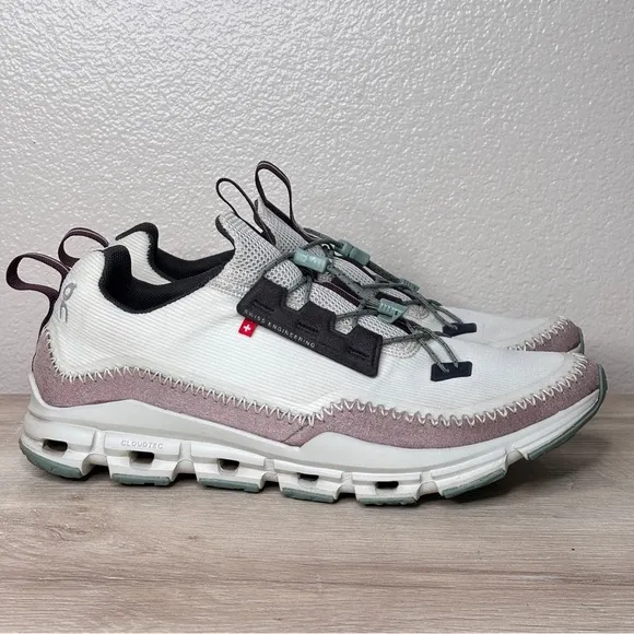 On Cloudaway Running Shoes Ice/Moss Women's Size 10