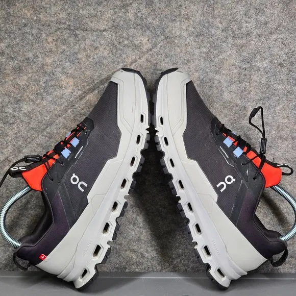 On Cloudhero Waterproof Trail Running Shoes Lightweight Black Orange Y6