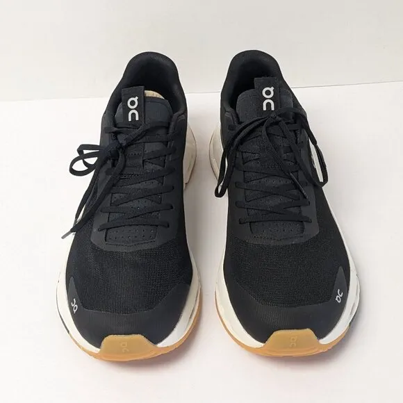 On Cloudnova Form 2 Running Shoes, Black, Men's 11