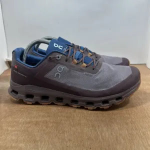 On Cloudvista Women Size 11 Waterproof Zinc/Grape Lightweight / 74.98057