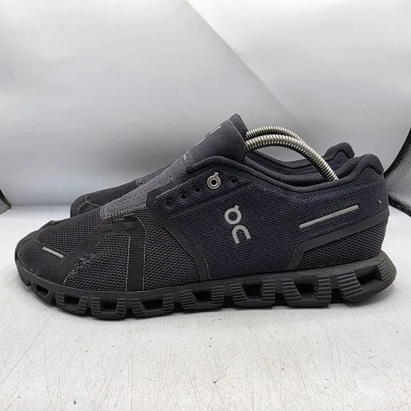 On Running Cloud 5 Mens 10.5 Black Athletic Shoes Walking Outdoors Lightweight