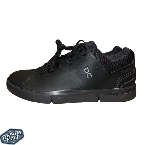 On Running Cloud Womens All Black THE ROGER Advantage Sneakers/Shoes | NEW/NIB🖤