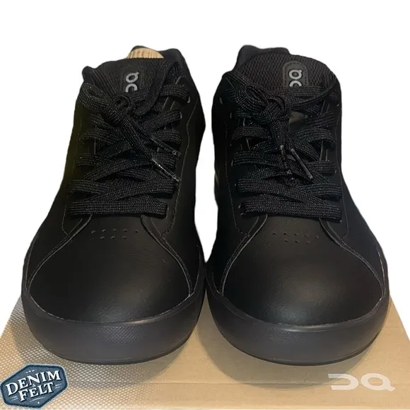 On Running Cloud Womens All Black THE ROGER Advantage Sneakers/Shoes | NEW/NIB🖤