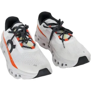 On Running Cloudmonster Women's Shoes White/Flame Size 10.5