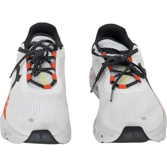 On Running Cloudmonster Women's Shoes White/Flame Size 10.5
