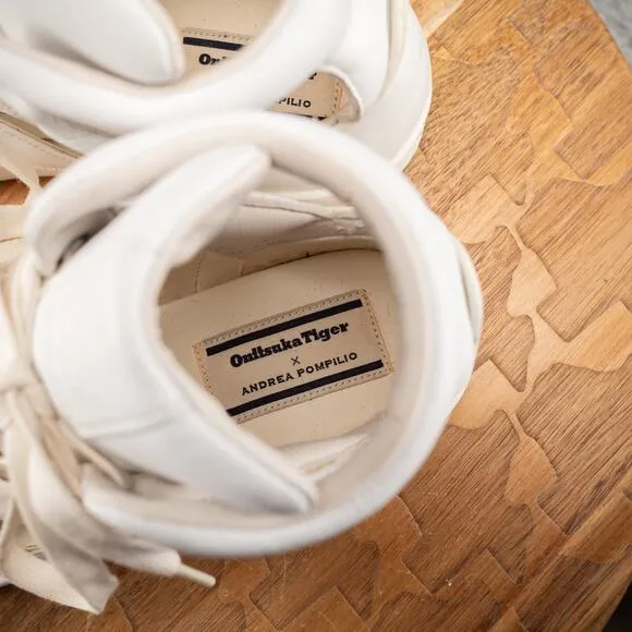 onitsuka tiger Gladiator Sneakers Men’s Size 8 White Cutout