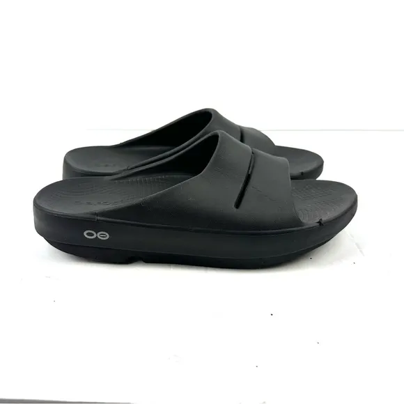 OOFOS Oolala Sandals Womens 8 Slides Comfort Recovery Shoes Slip On Mens 6