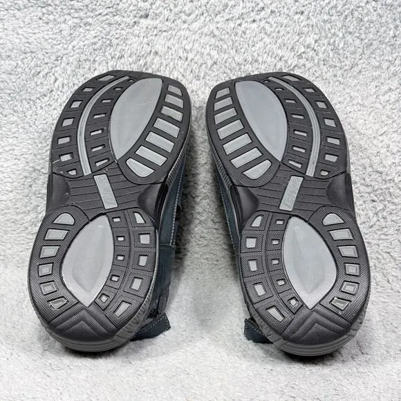 Orthofeet Alpine Mens Size 11 X-Wide Fisherman Sandals Shoes Gray Leather 598