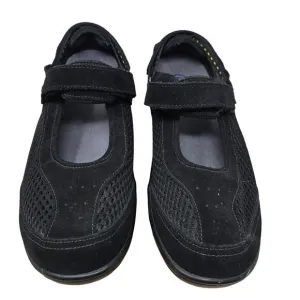 OrthoFeet Gel Black Mary Jane Women's Shoes 11.5 WIde