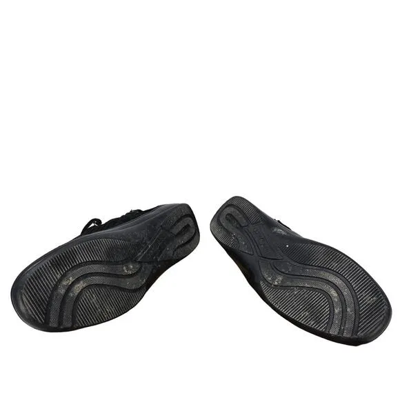 OrthoFeet Gel Black Mary Jane Women's Shoes 11.5 WIde