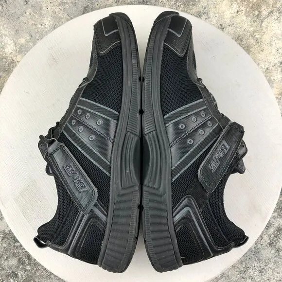 OrthoFeet Men's Size 13 2E WIDE Monterey Bay Black Breathable Lace-Up Sneakers
