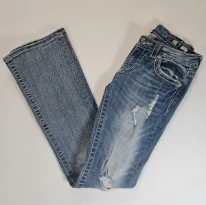 OUT OF STOCK Miss Me Jeans Womens Size 27 Signature Boot Embroidered