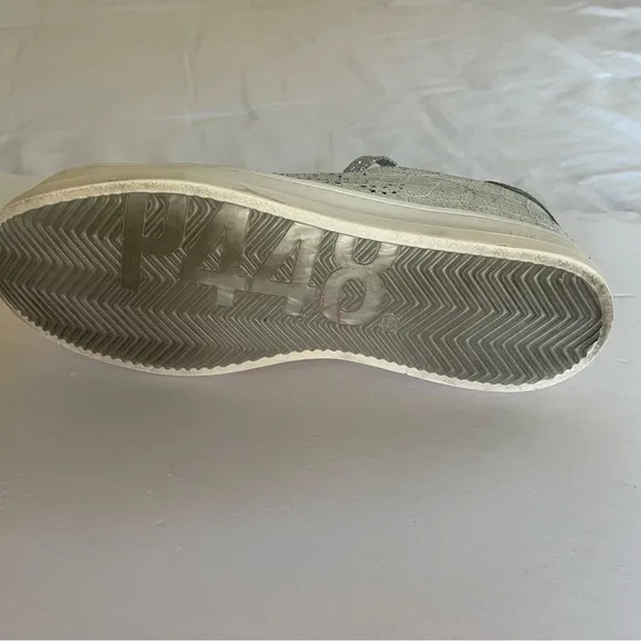 P448 John iridescent animal print leather sneaker made in Italy size 40