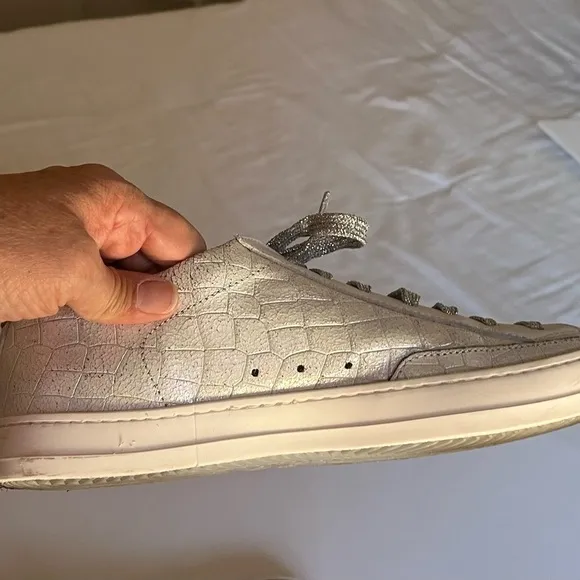 P448 John iridescent animal print leather sneaker made in Italy size 40