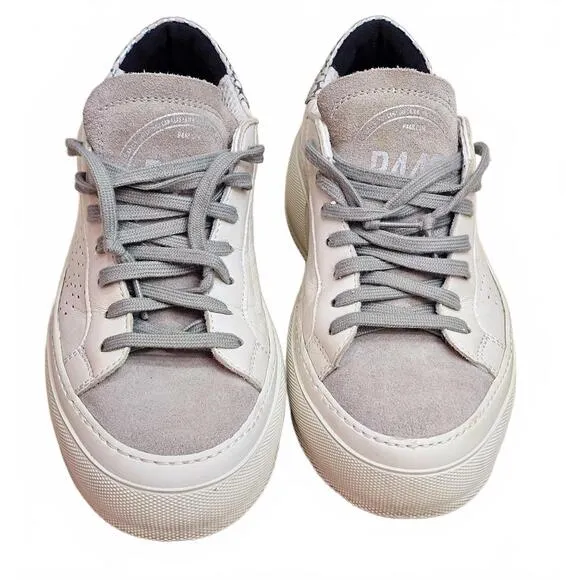P448 Shoes Women Size 37 / 7 US Thea Platform Lace Up Leather Casual  Sneakers