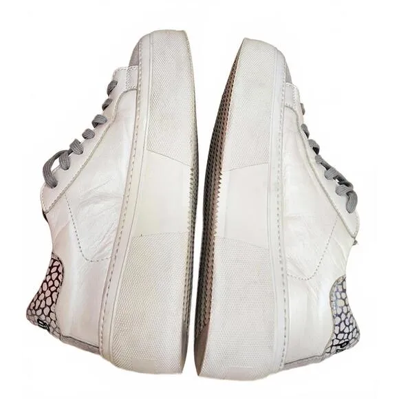P448 Shoes Women Size 37 / 7 US Thea Platform Lace Up Leather Casual  Sneakers