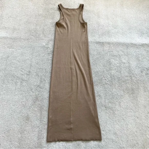 PAM &amp; GELA RIB TANK MIDI DRESS SIZE SMALL SOPHISTICATED MINIMALIST MODERN