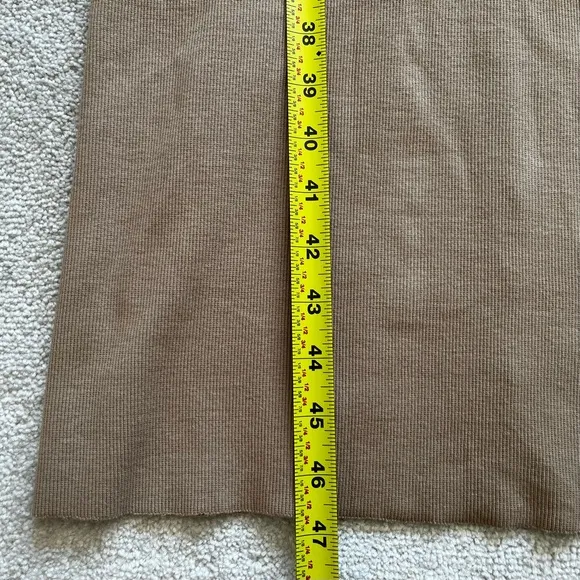 PAM &amp; GELA RIB TANK MIDI DRESS SIZE SMALL SOPHISTICATED MINIMALIST MODERN